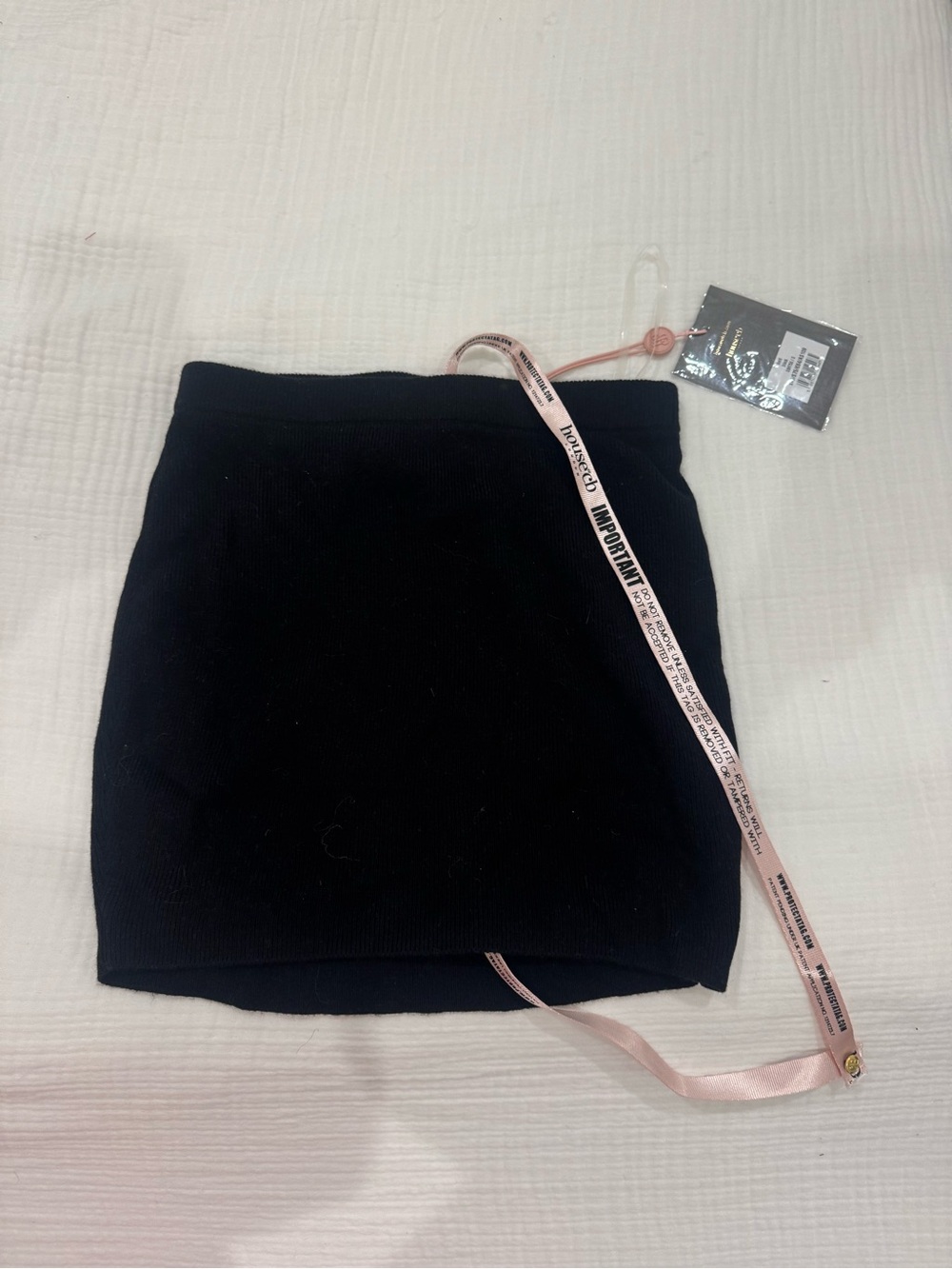 Black Knit Mini Skirt - Classic Women's Skirt